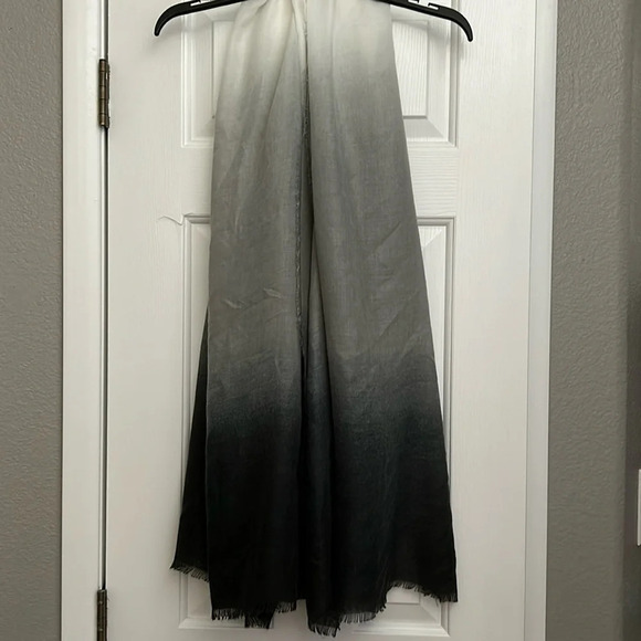 Carly Cushnie Grey Horizon Ombré Scarf - Picture 1 of 4